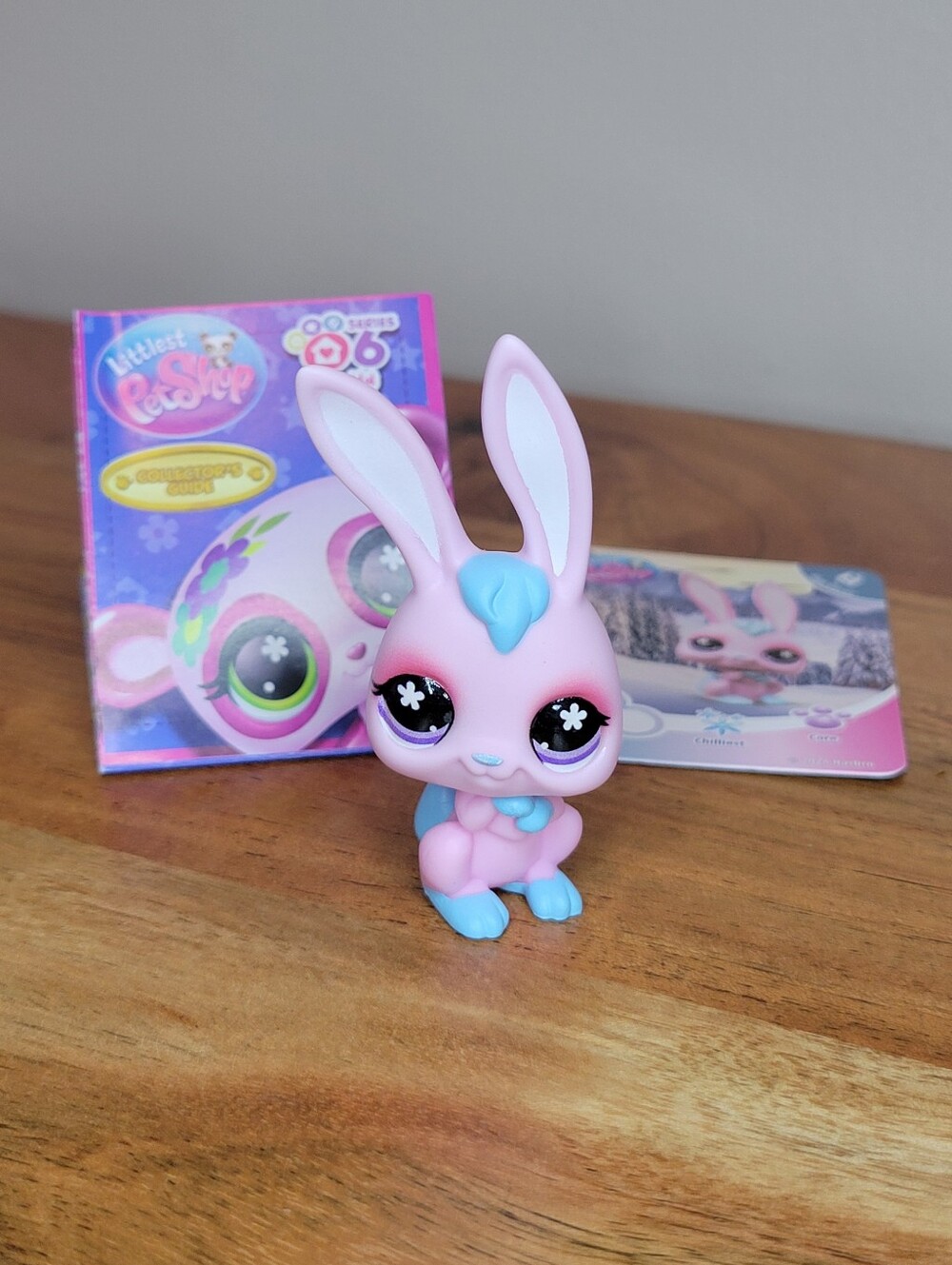 Littlest Pet Shop Pink And Blue Bunny Rabbit #484